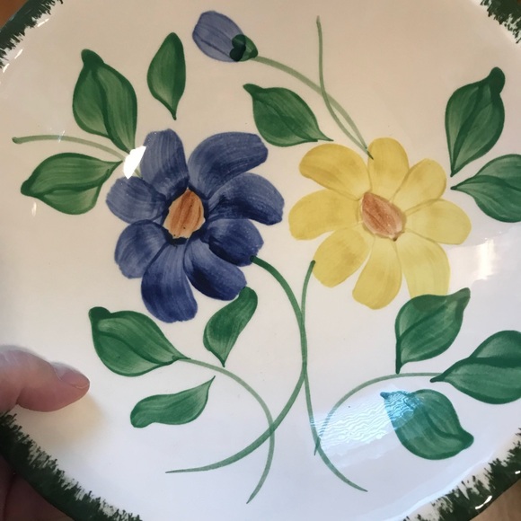 Vintage Southern Potteries Blue Ridge Serving Bowl "Southern Special" - Picture 3 of 6